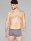 Preview: Hanf klassische Boxer Shorts - Farbe steel grey aus Hanf und Bio-Baumwolle