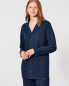 Preview: HempAge Unisex Hanf Pyjamahemd - Farbe navy aus Hanf und Bio-Baumwolle