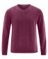 Preview: HempAge Hanf Pullover - Farbe wine aus Hanf und Bio-Baumwolle