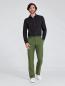 Preview: Hanf Unisex Chino Hose Color - Farbe khaki aus Hanf und Bio-Baumwolle