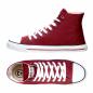 Preview: Ethletic Sneaker vegan HiCut Collection 19 - Farbe true blood / white aus Bio-Baumwolle