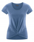 Preview: HempAge Hanf Yoga T-Shirt - Farbe blueberry aus Bio-Baumwolle und Hanf