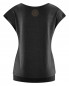 Preview: HempAge Hanf Yoga T-Shirt - Farbe black aus Hanf und Bio-Baumwolle