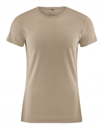 HempAge Hanf T-Shirt - Farbe grit aus Hanf und Bio-Baumwolle