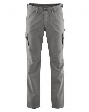 HempAge Hanf Field Pants - Farbe asphalt aus Hanf und Bio-Baumwolle