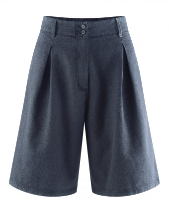 HempAge Hanf Bermuda Shorts - Farbe navy aus Hanf und Bio-Baumwolle