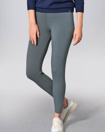 HempAge Hanf Leggings - Farbe titan aus Bio-Baumwolle, Hanf und Yak