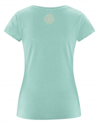 HempAge Hanf Yoga T-Shirt - Farbe sage aus Bio-Baumwolle und Hanf