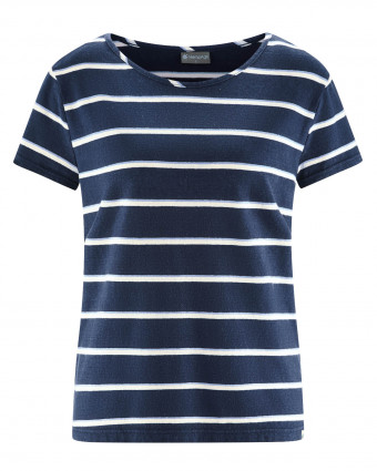 HempAge Hanf T-Shirt - Farbe navy aus Hanf und Bio-Baumwolle