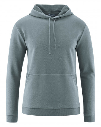 HempAge Hanf Hoodie - Farbe titan aus Hanf und Bio-Baumwolle