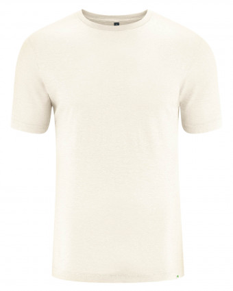 HempAge Hanf T-Shirt - Farbe offwhite aus Hanf und Bio-Baumwolle