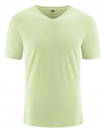 HempAge Hanf T-Shirt - Farbe matcha aus Hanf und Bio-Baumwolle