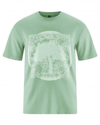 HempAge Hanf T-Shirt - Farbe menta aus Hanf und Bio-Baumwolle