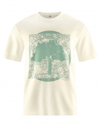 HempAge Hanf T-Shirt - Farbe natur aus Hanf und Bio-Baumwolle