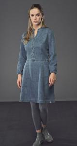 HempAge Hanf Kleid - Farbe indigo aus Hanf und Bio-Baumwolle