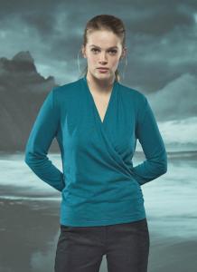 HempAge Hanf Langarm Shirt - Farbe lagoon aus Hanf und Bio-Baumwolle