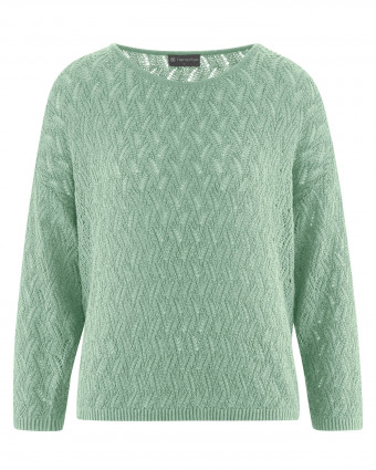 HempAge Hanf Pullover - Farbe menta aus Hanf und Bio-Baumwolle