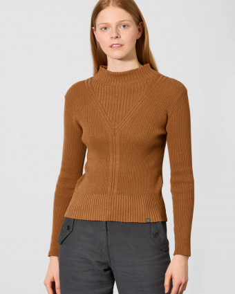 HempAge Hanf Pullover - Farbe almond aus Hanf und Bio-Baumwolle