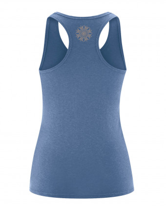 HempAge Hanf Yoga Top - Farbe blueberry aus Bio-Baumwolle und Hanf