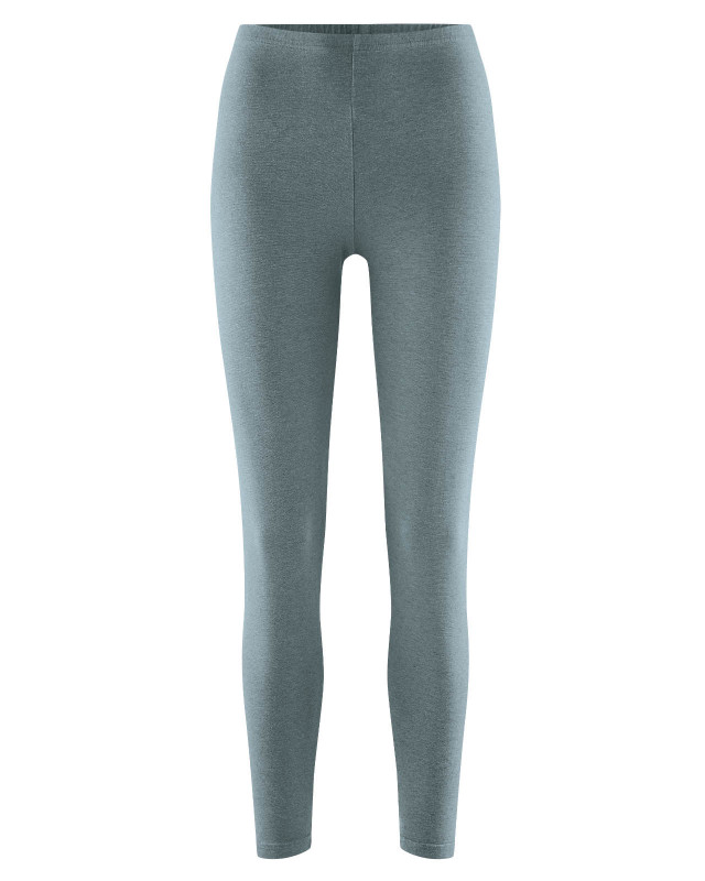 HempAge Hanf Leggings - Farbe titan aus Bio-Baumwolle, Hanf und Yak