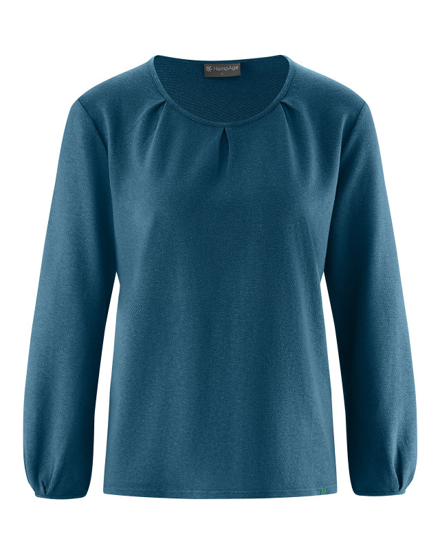 HempAge Hanf Langarmshirt - Farbe reef aus Hanf und Bio-Baumwolle