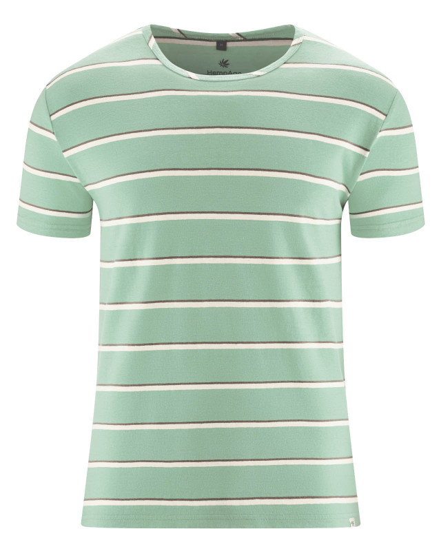 HempAge Hanf T-Shirt - Farbe menta aus Hanf und Bio-Baumwolle