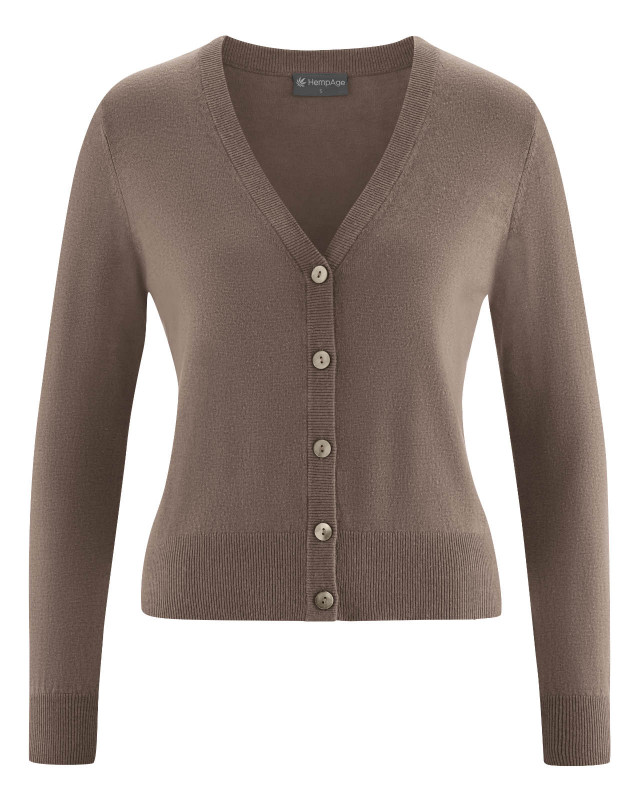 HempAge Hanf Cardigan - Farbe dust aus Hanf und Bio-Baumwolle