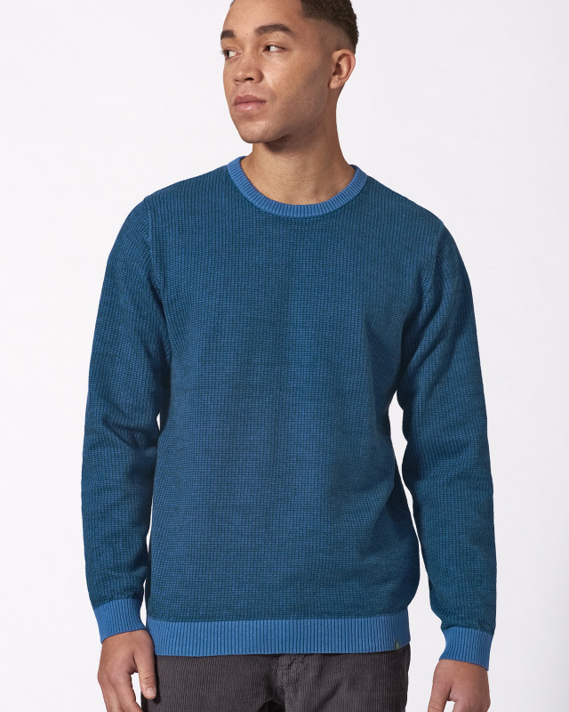 HempAge Hanf Pullover - Farbe ocean/reef aus Hanf und Bio-Baumwolle