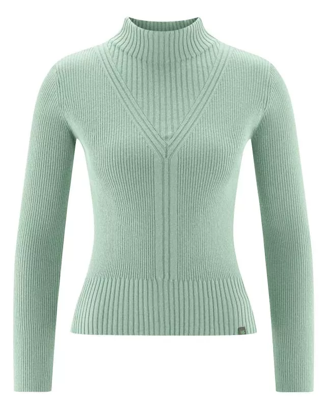 HempAge Hanf Pullover - Farbe menta aus Hanf und Bio-Baumwolle
