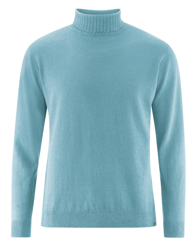 HempAge Hanf Pullover - Farbe wave aus Hanf und Bio-Baumwolle