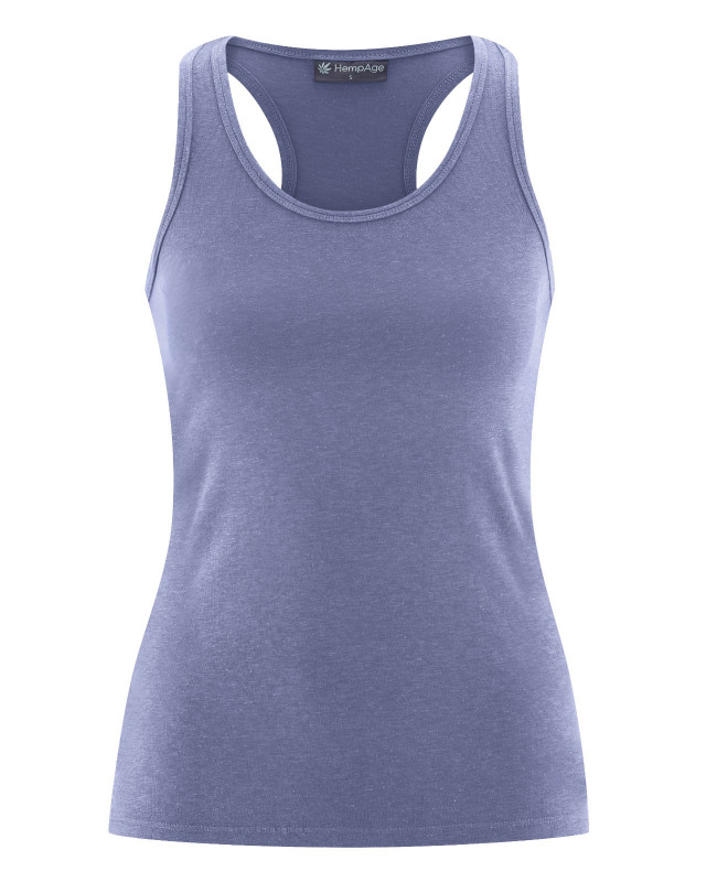 HempAge Hanf Yoga Top - Farbe lavender aus Bio-Baumwolle und Hanf