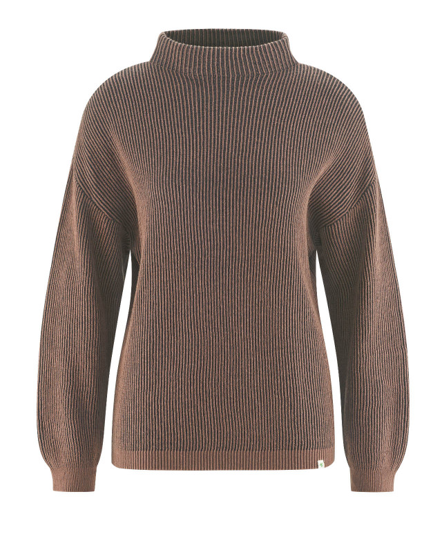 HempAge Hanf Pullover - Farbe anthrazit / gravel aus Hanf und Bio-Baumwolle