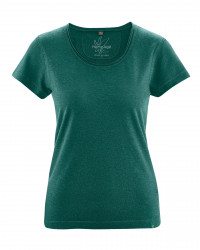 HempAge Hanf T-Shirt Breeze - Farbe spruce aus Hanf und Bio-Baumwolle