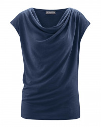 HempAge Hanf Top - Farbe navy aus Hanf und Bio-Baumwolle